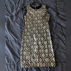 Blackmilk Wallpaper Shiny Bodycon Dress